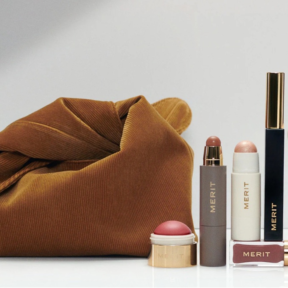 The Signature Bag - Merit Beauty NWOT